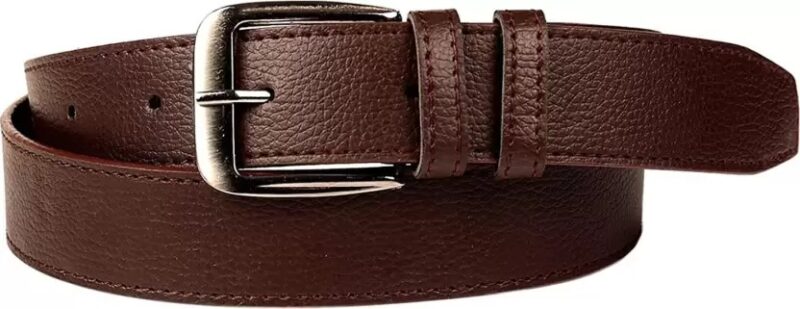 Men Evening, Formal, Casual, Party Brown, Brown Artificial Leather Belt - Image 3