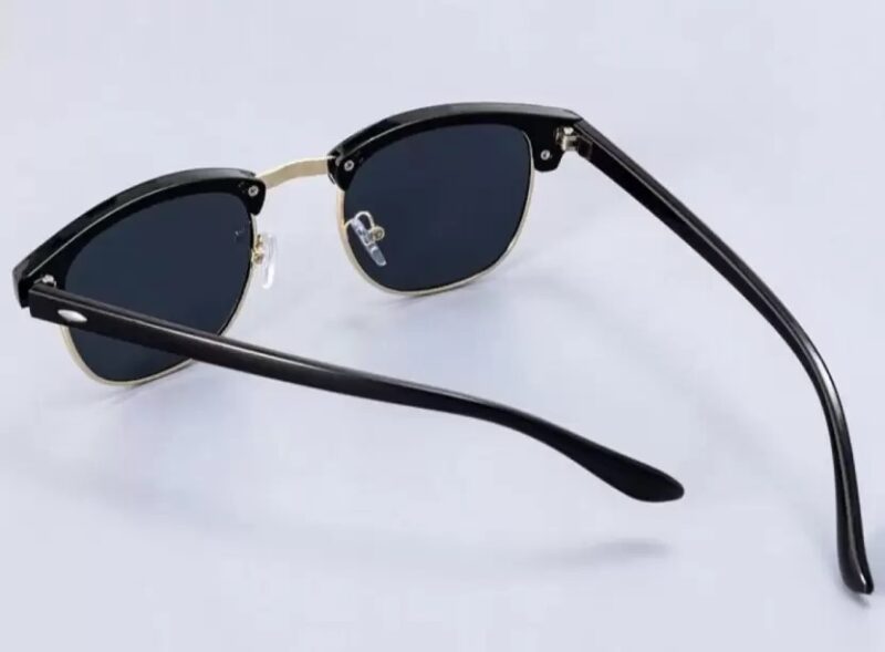 UV Protection, Others Retro Square Sunglasses (Free Size)  (For Men & Women, Black) - Image 2
